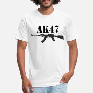 Ak 47 V-Neck t-shirt Black kalashnikov rifle Gun hipster pistola hip-hop