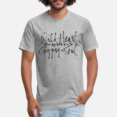 Wild Wild Heart, Gypsy Soul - Unisex Poly Cotton T-Shirt