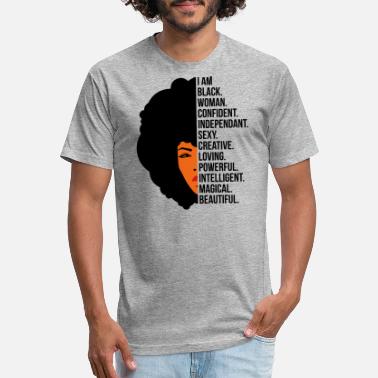 Black Woman Black Woman Strong Woman African American - Unisex Poly Cotton T-Shirt