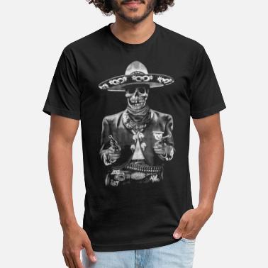 Horseman Skull Horseman - Unisex Poly Cotton T-Shirt