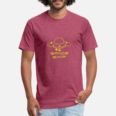 Space Ship space ship - Unisex Poly Cotton T-Shirt