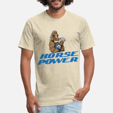Horsepower horsepower - Unisex Poly Cotton T-Shirt
