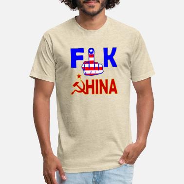 China Finger FK China #USAPatriotGraphics © - Unisex Poly Cotton T-Shirt