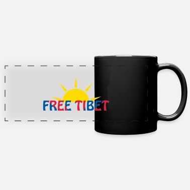Tibet free tibet sun - Full Color Panoramic Mug
