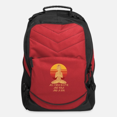 Need All I need is love and yoga and a dog Tshirt yoga - Computer Backpack