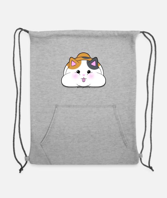 Fat Cat Minion Ffxiv Sweatshirt Drawstring Bag Spreadshirt