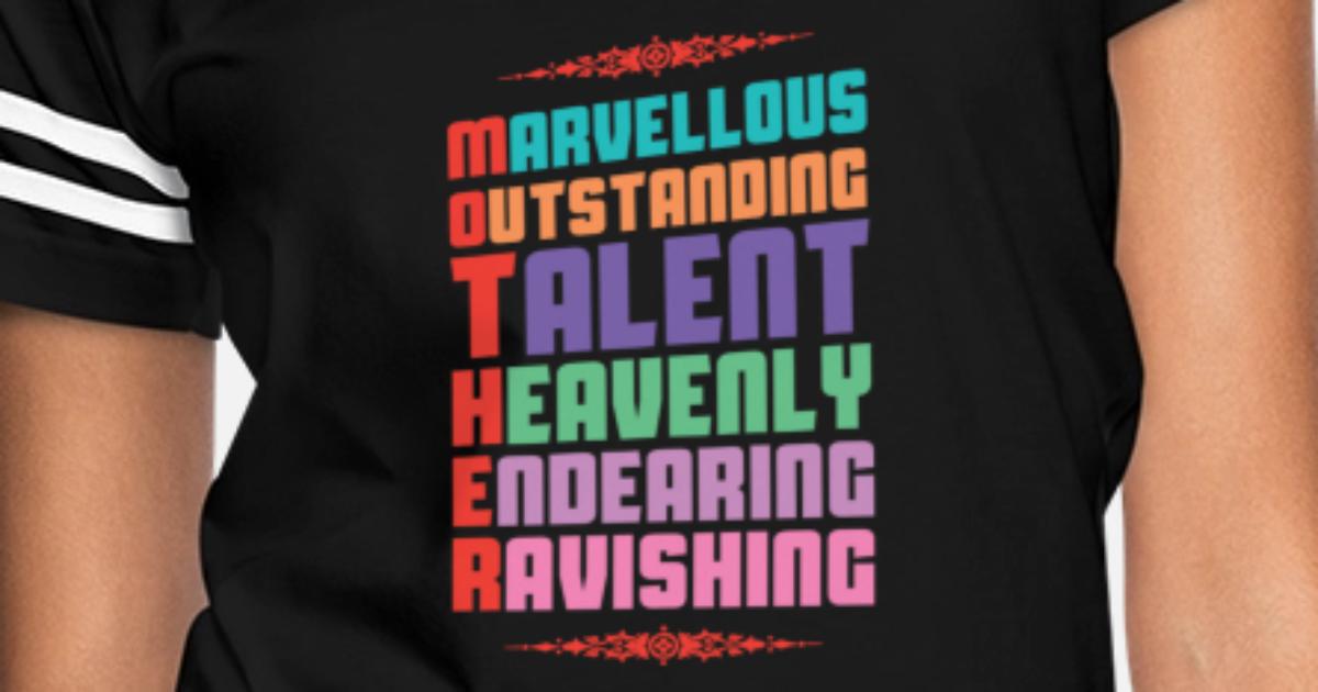Marvellous Meaning Of Mother Women s Vintage Sport T Shirt Spreadshirt