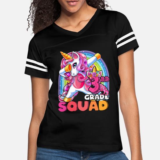 5th Grade Squad Dabbing Unicorn Back to School Girls Shirt  Back to School T-Shirt  Funny Fifth Grade Squad T-Shirt