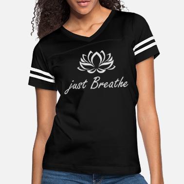 Just Breath Meditation Inspiration Black Adult T-Shirt