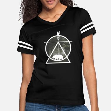 Bear Bear forest shaman nature dark - Women&#39;s Vintage Sport T-Shirt