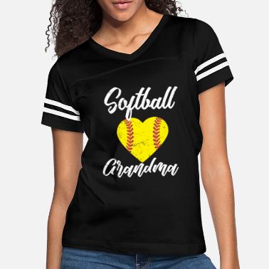 Softball Softball grandma gigi gift for her - Women&#39;s Vintage Sport T-Shirt