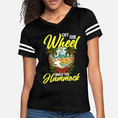 Hamster Wheel Hammock - Funny Tropical Vacation - Women&#39;s Vintage Sport T-Shirt