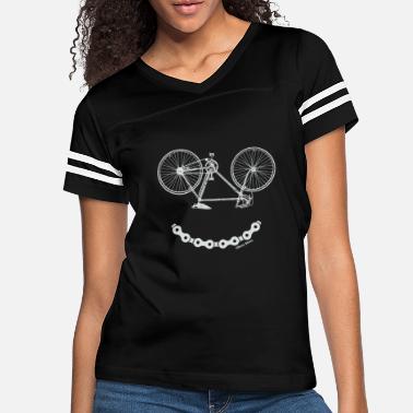 Chain Bike Cycling Tops T-Shirt Funny Novelty Womens tee TShirt 