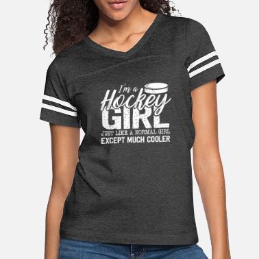 Like Ice Hockey Vintage Girl I&#39;M A - Women&#39;s Vintage Sport T-Shirt