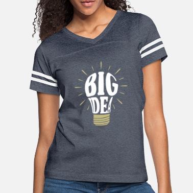 Idea Big ideas need a clear mind - Women&#39;s Vintage Sport T-Shirt