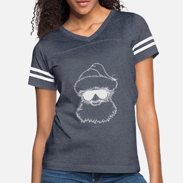 Rock Star Santa, light Grey - Women&#39;s Vintage Sport T-Shirt