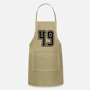 Anniversary 49 Number number - Apron
