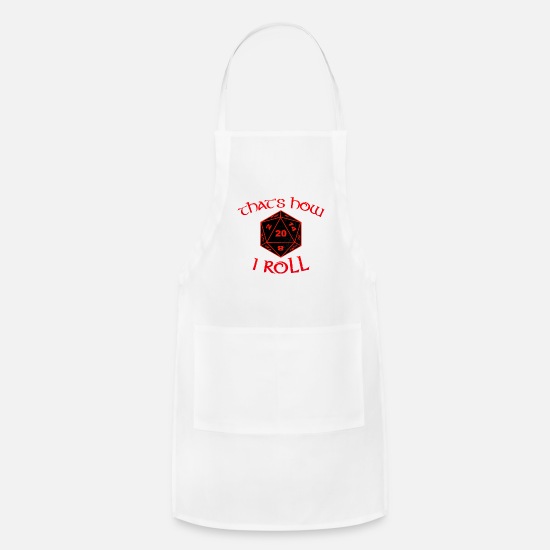 This is How I Roll D&D Chef's Apron Dungeons and Dragons Gift Idea 