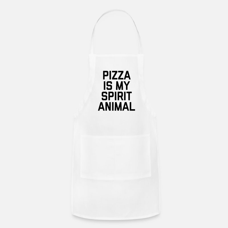 Pizza Spirit Animal Funny Quote' Apron | Spreadshirt
