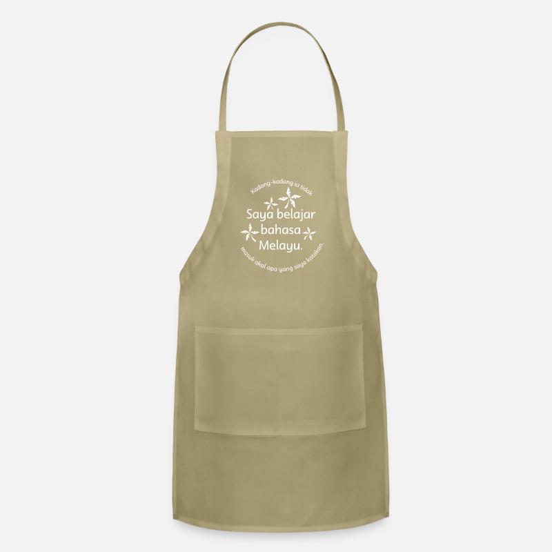 I Learn Malay Apron Spreadshirt