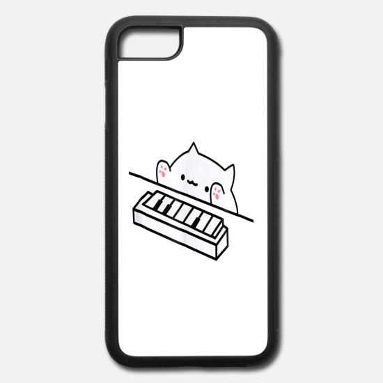Bongo Cat Piano Edition Meme Iphone Case Flexible Spreadshirt