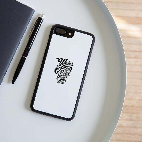Soyez De L Eau Mon Ami Soyez Adaptable Citation De Bruce Lee Etui Iphone 7 8 Plus Spreadshirt