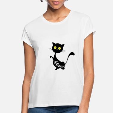 Shop Black Cat Yellow Eyes T Shirts Online Spreadshirt