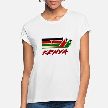 YOIGNG Hawaiian 3D Printed Kenya Flag T-Shirt Short Sleeve Crewneck Tee Pullover Casual Tops 