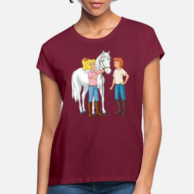 Horse Bibi and Tina with Sabrina - Women&#39;s Loose Fit T-Shirt