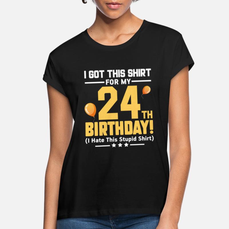 Vintage 1996 24th Birthday 24 Years Old Men Women Bday Gift T-Shirt Sweatshirt Hoodie Tank Top For Men Women Kids