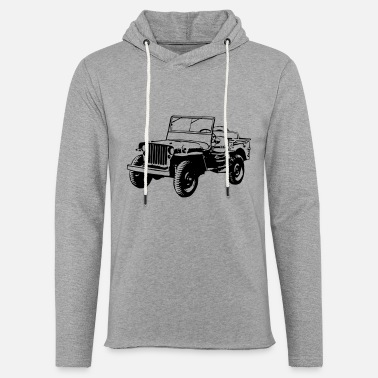 teesquare1st Mens Willys Jeep USA 5 White Sweatshirt 