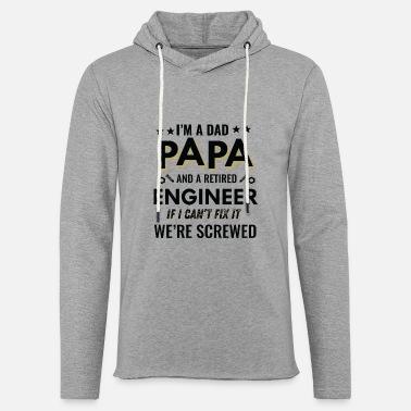 Easy-care Fathers Day Engineer Dad Papa Some People Standard College Hoodie
