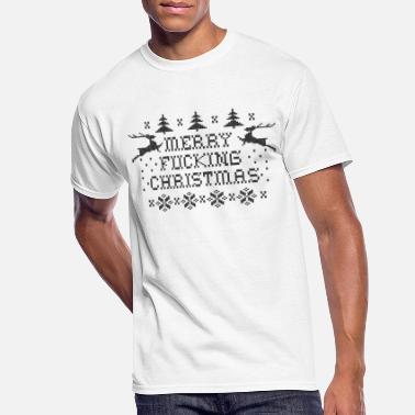 Merry Merry Fucking Christmas - Men&#39;s 50/50 T-Shirt