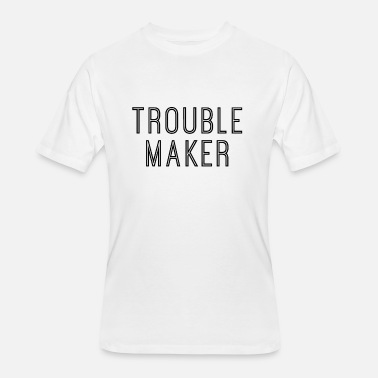 funny premium unisex T-Shirt \u2014 Sarcastic Bona Fide TROUBLE MAKER