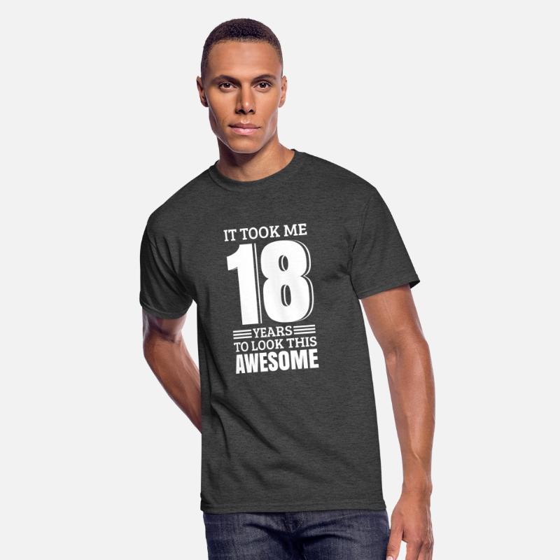 18th Birthday T-Shirt Gift Add Your Own Year Men's1998 Birthday Gift Rocker