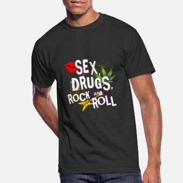 Drugs Sex, Drugs &amp; Rock Roll - Men&#39;s 50/50 T-Shirt