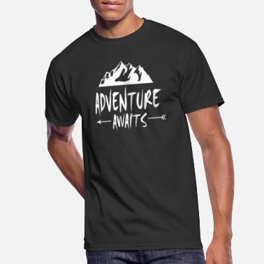 Adventure Adventure Awaits - Men&#39;s 50/50 T-Shirt