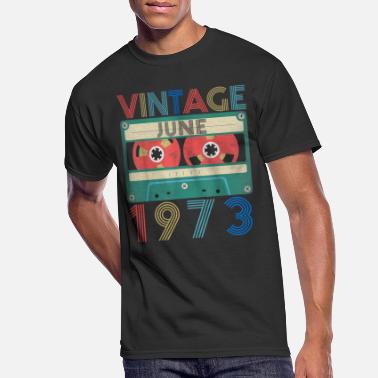 47th Birthday Gifts Presents Year 1973 Unisex Ringer Vintage T-Shirt Aged To Old