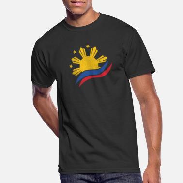 Philippine T Shirt Flag Filipino Pinoy Soccer Country Manila Star Geek Funny Tee 