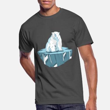 Ice Floe Polar bear on ice floe - Men&#39;s 50/50 T-Shirt