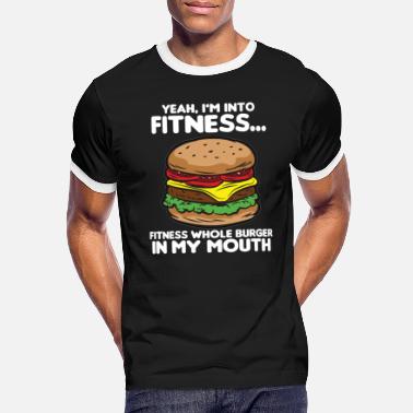 Luxendary Men Logo Hamburger Cheeseburger Emoji Casual Travel Round Neck Short Sleeve T-Shirts 