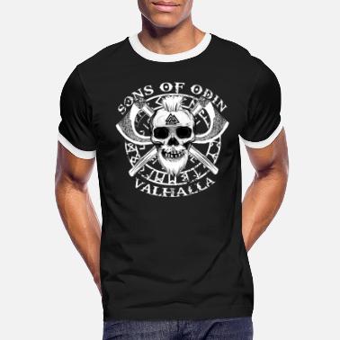 Heavy Metal SONS OF ODIN - VALHALLA! Vikings Gifts - Men&#39;s Ringer T-Shirt