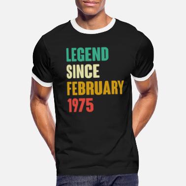 47th Birthday Gifts Presents Year 1973 Unisex Ringer Vintage T-Shirt Aged To Old