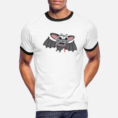Funny bat animal fly - Men&#39;s Ringer T-Shirt