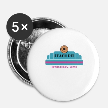 Badges Accessories Gifts 1990/'s Flair 2.25 Pin Back Buttons Party Favors Custom Beverly Hills 90210 Inspired Pin Back Button