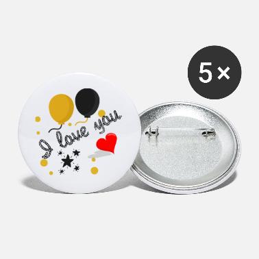 Love You Love You - Large Buttons