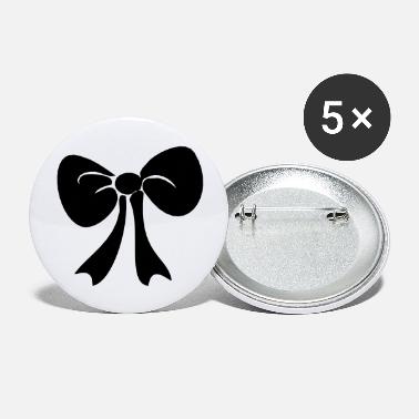 Vector Death Awareness Black Ribbons Bow Ties No ❤✔Lovely Pretty Graceful Blacj Ribbon✔❤ - Large Buttons