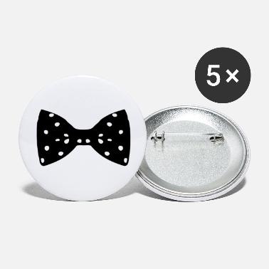 Vector Death Awareness Black Ribbons Bow Ties No ♥•Vector Classic Fabulous Polka dot Bow Tie•♥ - Large Buttons