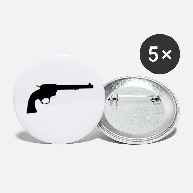 Revolver revolver silhouette - Large Buttons