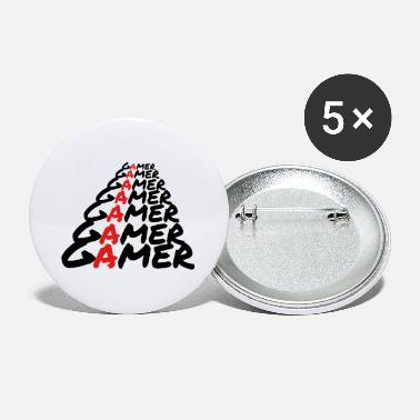 Gamer Gamer Gamer Gamer [White] - Large Buttons